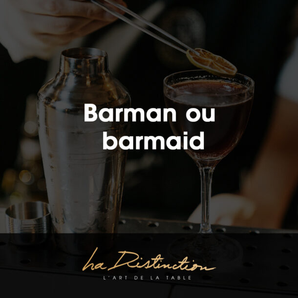 Emploi de barman ou barmaid